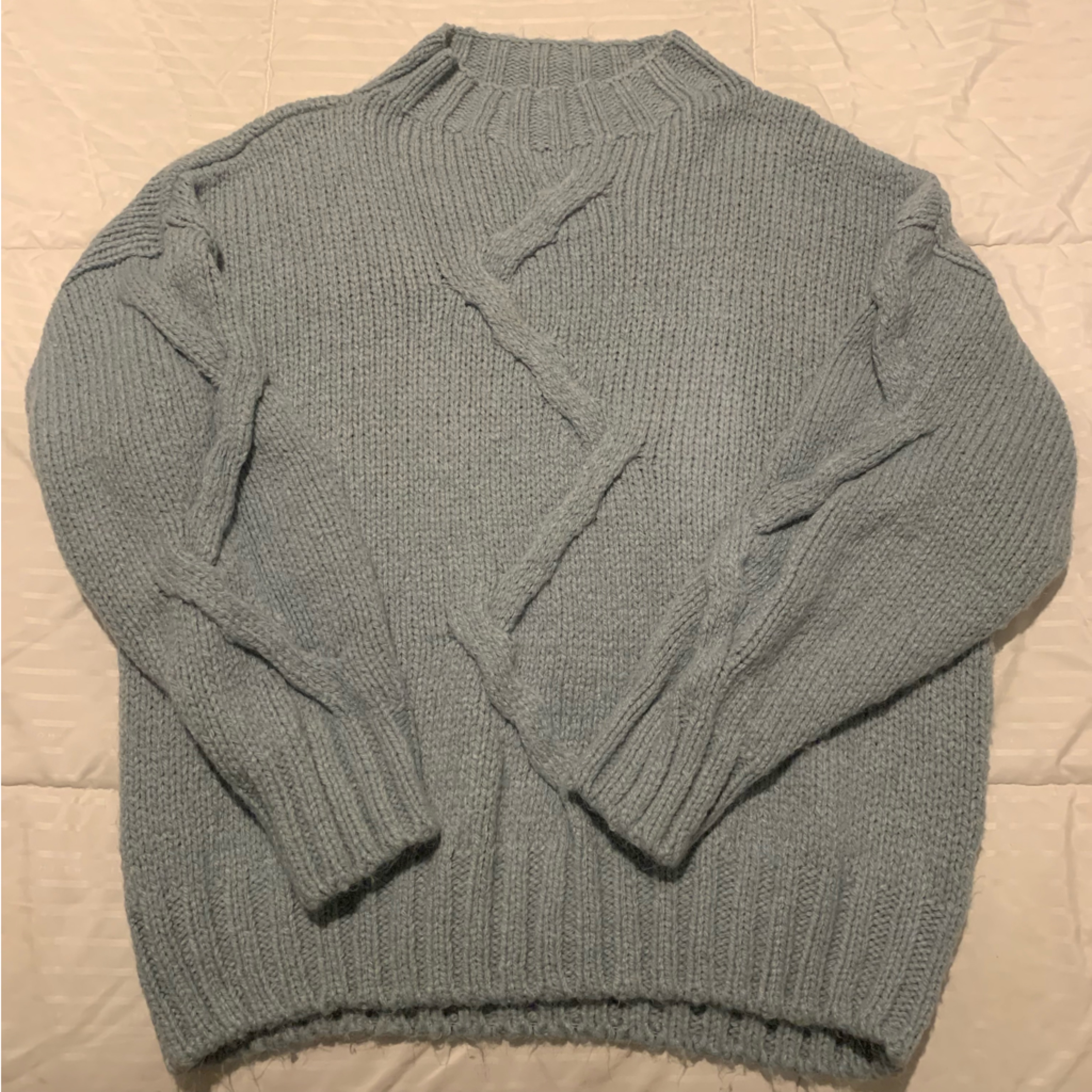 Mock Neck Knit Sweater